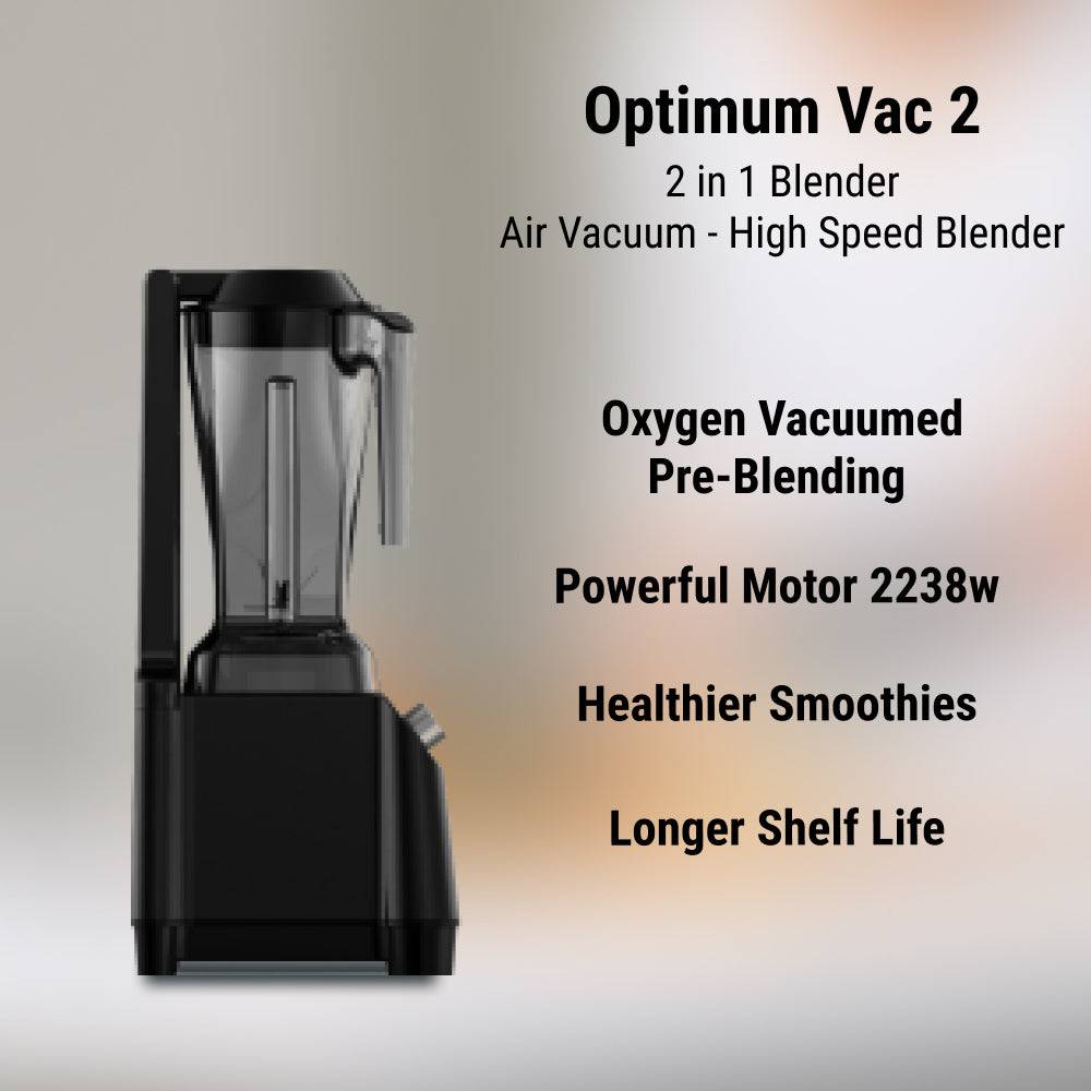 Optimum VAC2 - 2 In 1 Blender : Air Vacuum + High Speed Blending