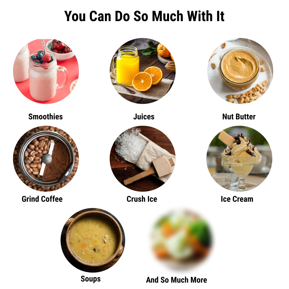 Optimum VAC2 - 2 In 1 Blender : Air Vacuum + High Speed Blending